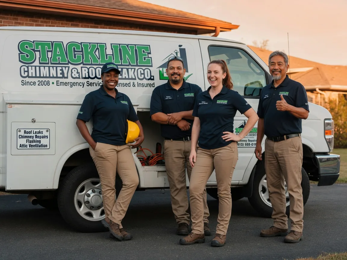 Chimney flashing repair company in Atwater, OH